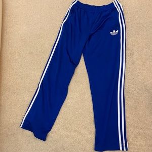 Bright Blue Adidas Trackpants Mens 